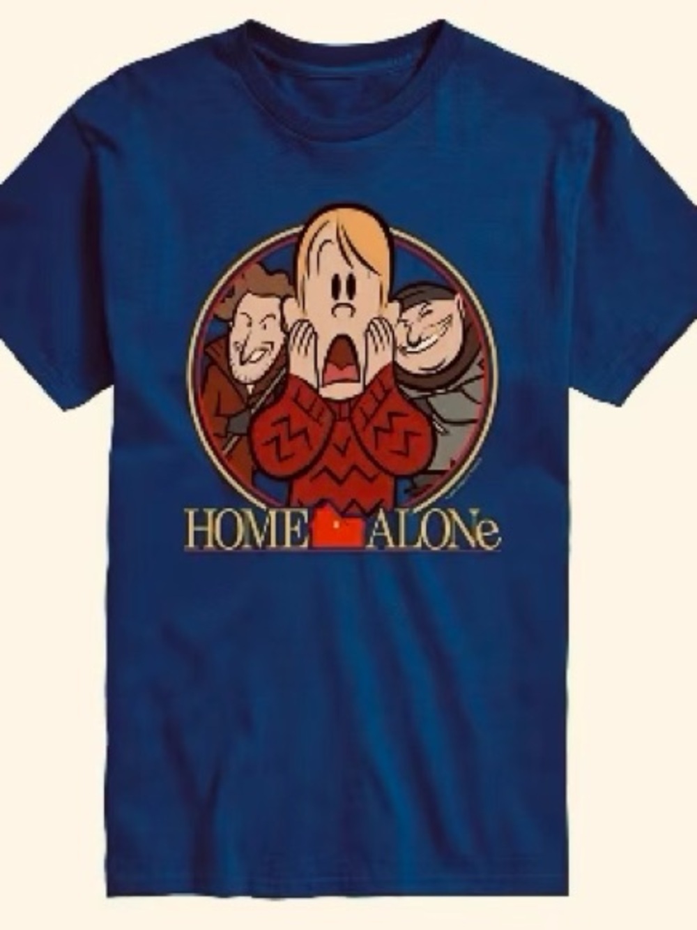 Home Alone Movie Poster Graphic Tee NWT